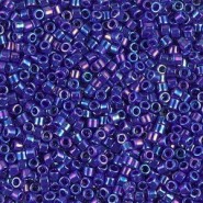 Miyuki delica beads 10/0 - Opaque royal blue ab DBM-165